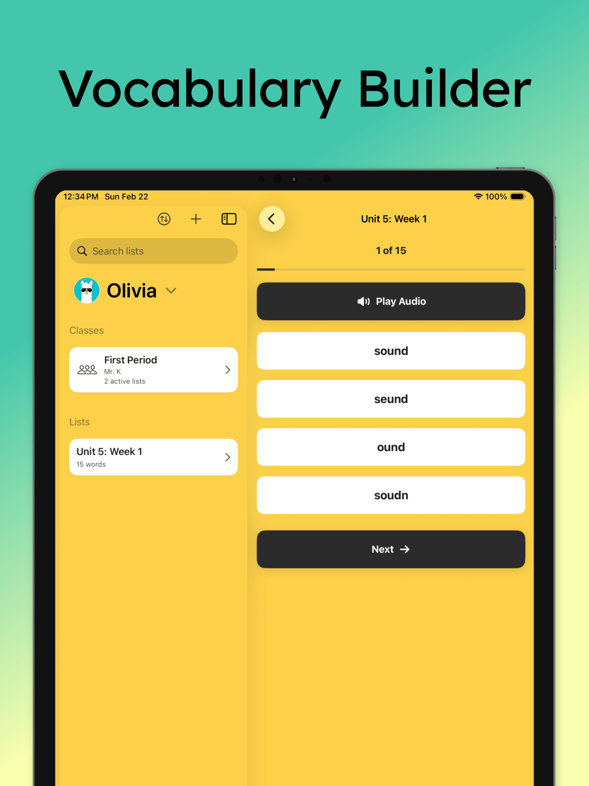 WordSprout iPad screenshot 4
